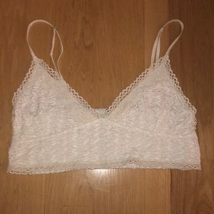 NWOT white crochet free people Bralette